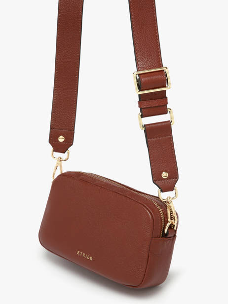 Cross Body Tas Tradition Leder Etrier Bruin tradition ETRA141S ander zicht 2